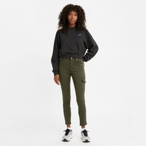 Levi’s 721 Skinny Ankle Utility Pants | Olive Green Cargo Skinny